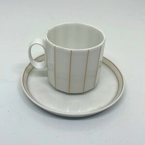 Rosenthal Collectors white and Gold tea set, Continental Corfu